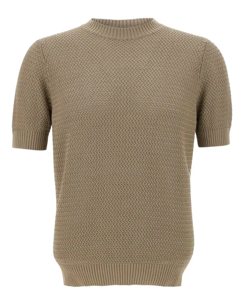 Filippo de Laurentiis Strukturierter Pullover - Grau Grau