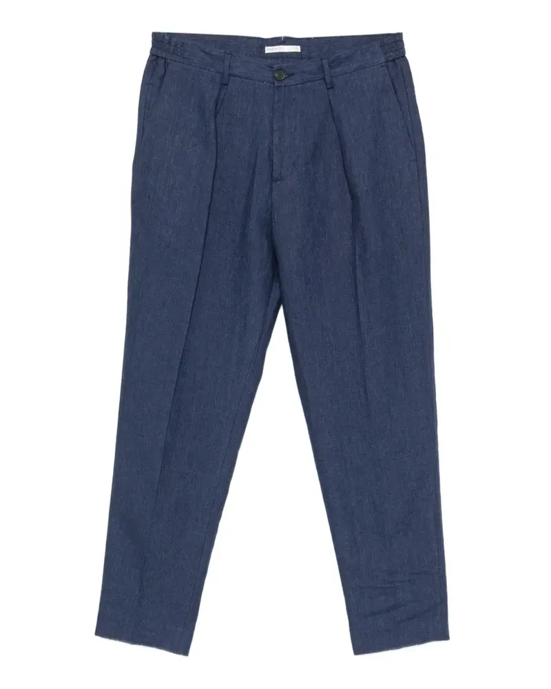 Entre Amis Monet pleated trousers - Blau Blau