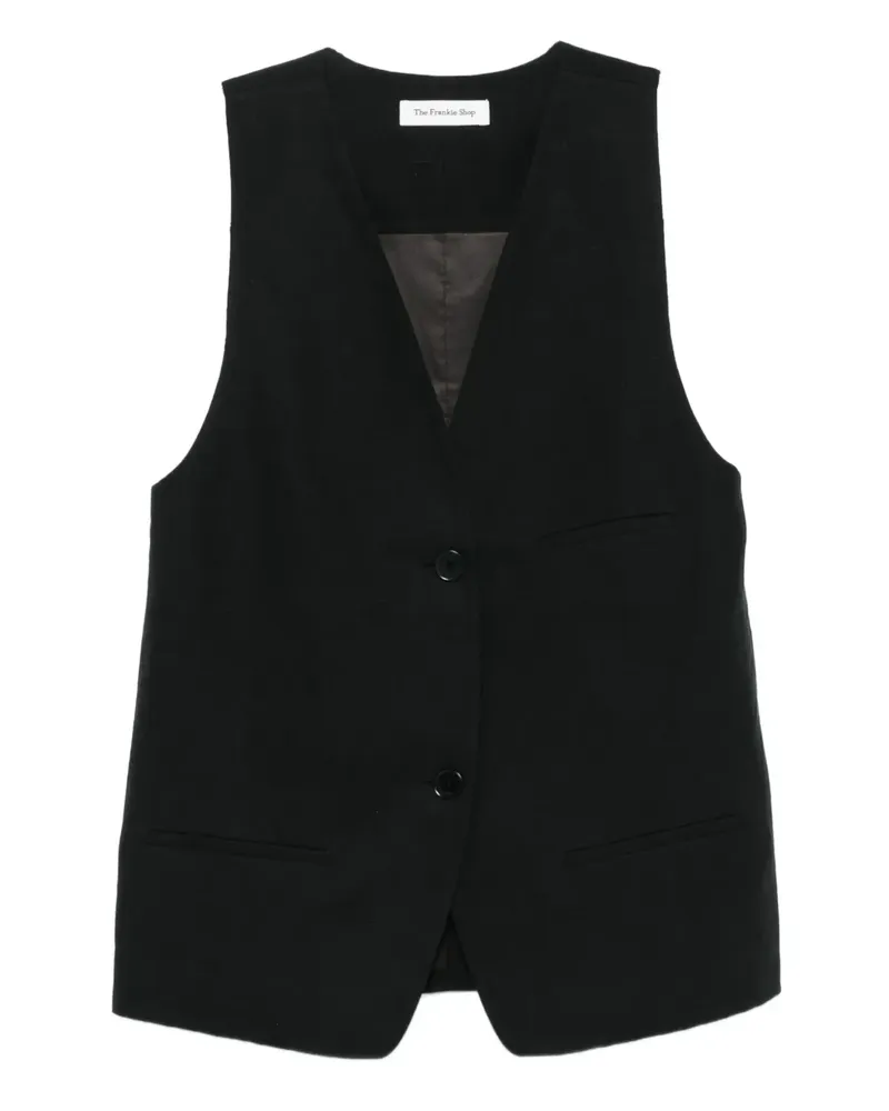 FRANKIE Shop Melrose Weste - Schwarz Schwarz