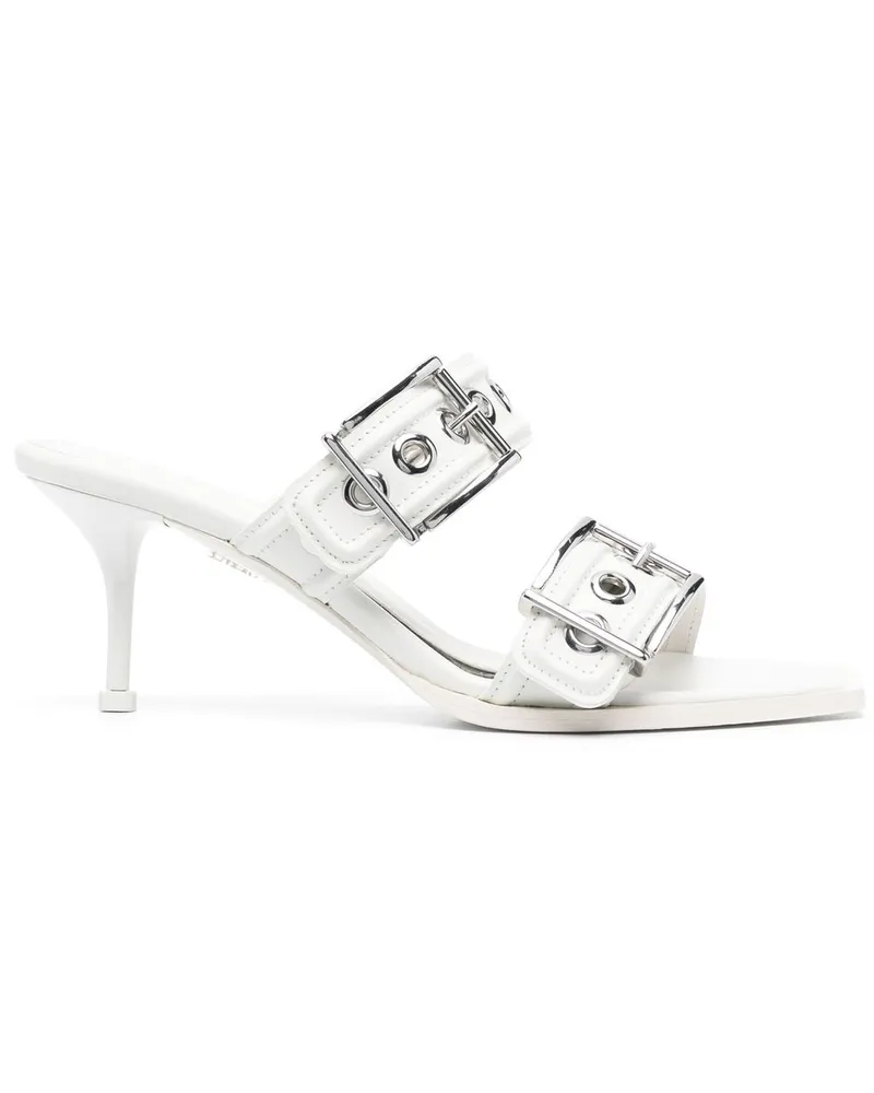 Alexander McQueen Mules mit Schnallen - Weiß Weiß