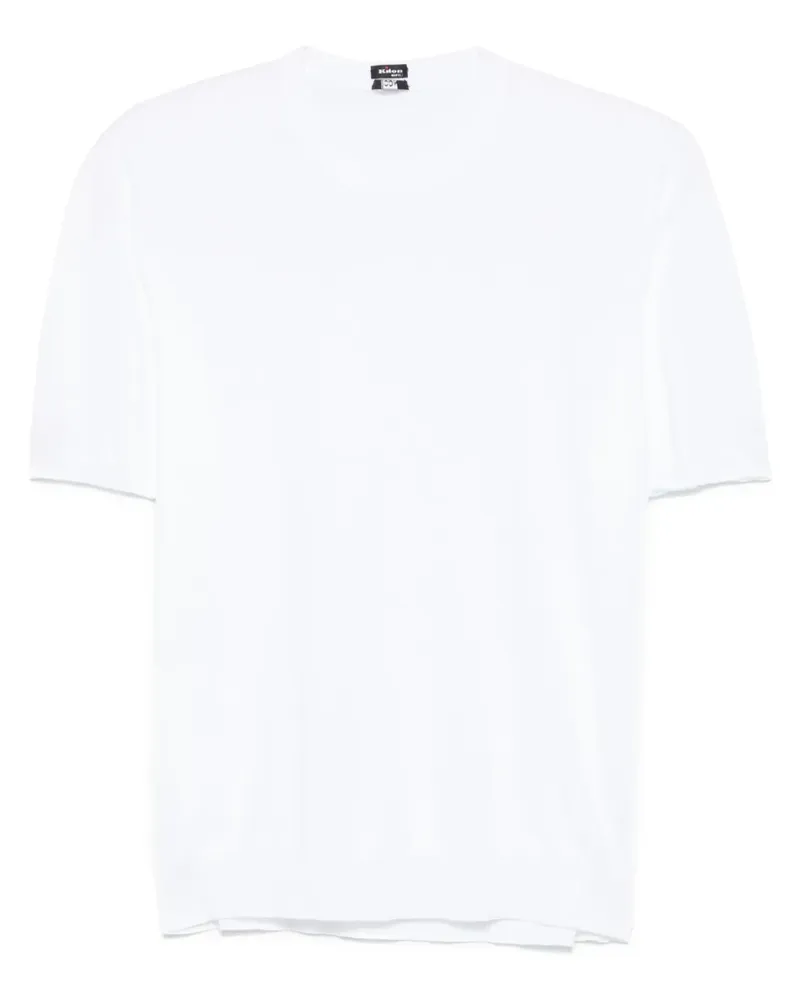 Kiton Klassisches T-Shirt - Weiß Weiß