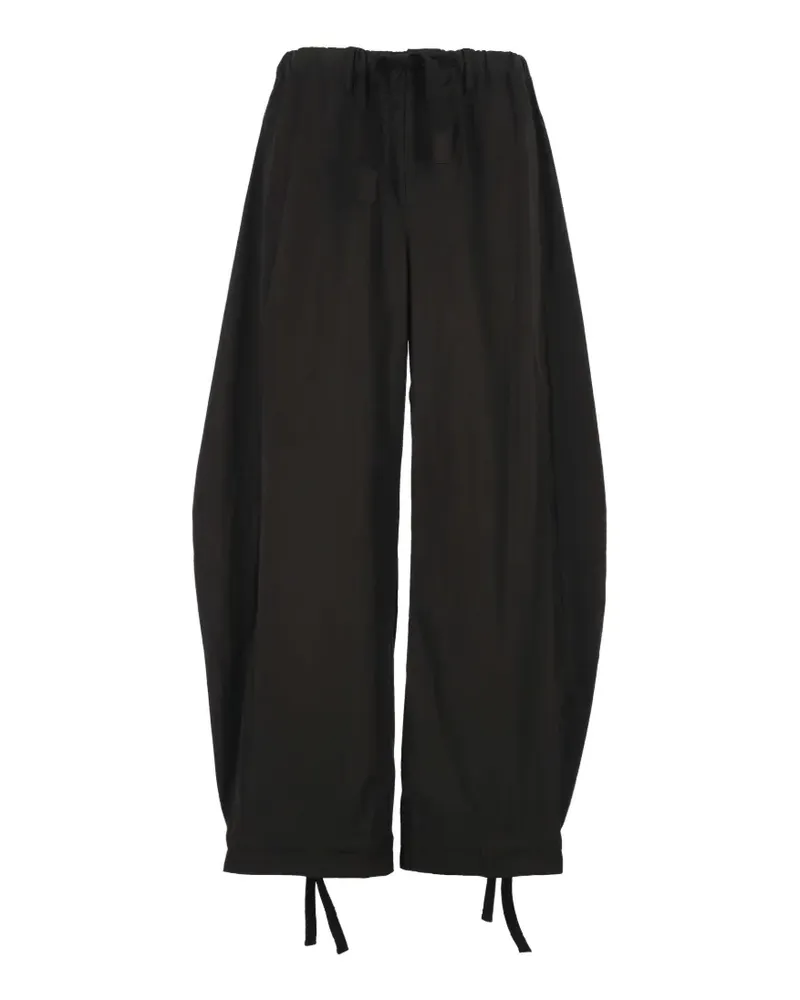 Sacai drawstring-cuff trousers - Schwarz Schwarz