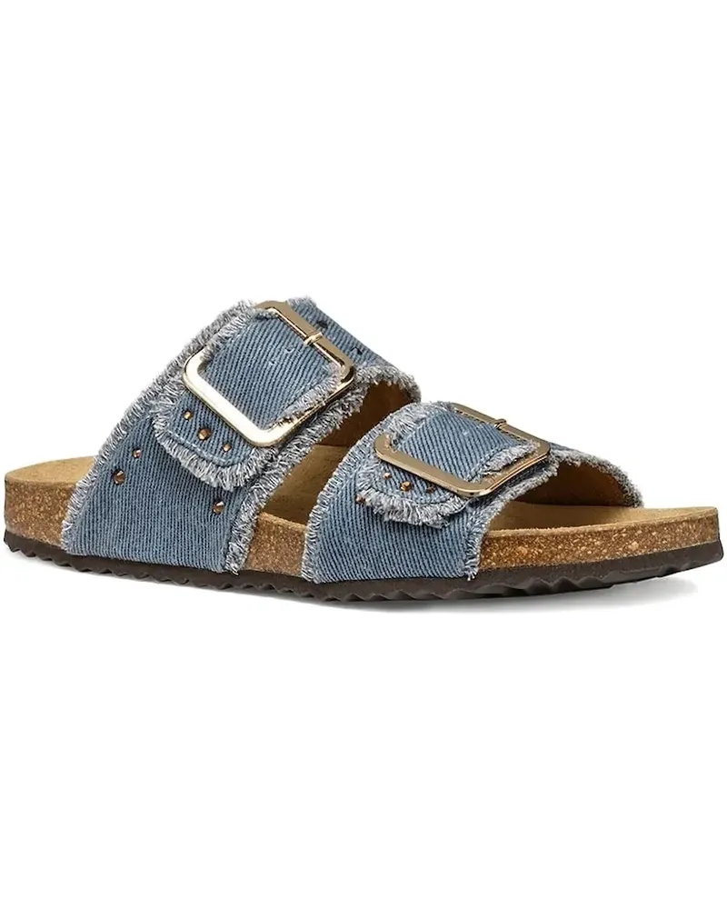 Geox Sandalen mit ausgefransten Kanten - Blau Blau