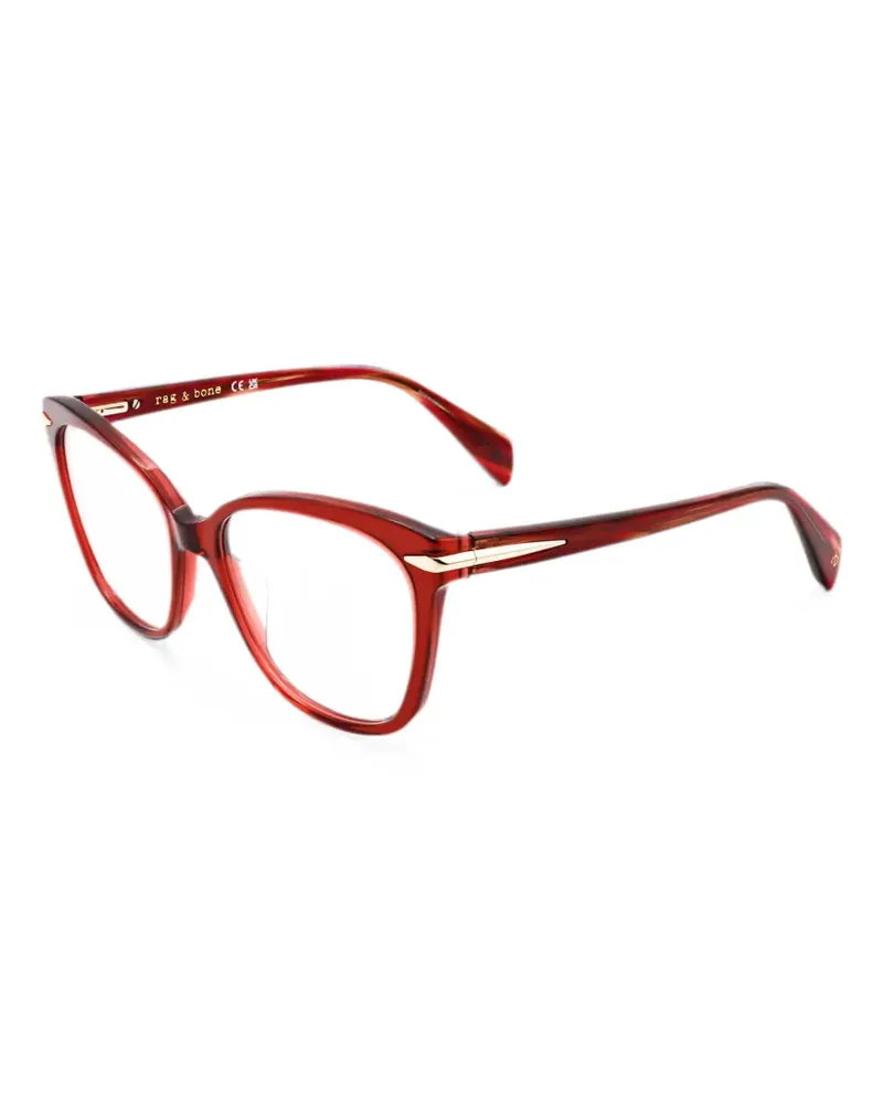 Rag & Bone Brille mit Cat-Eye-Gestell - Rot Rot