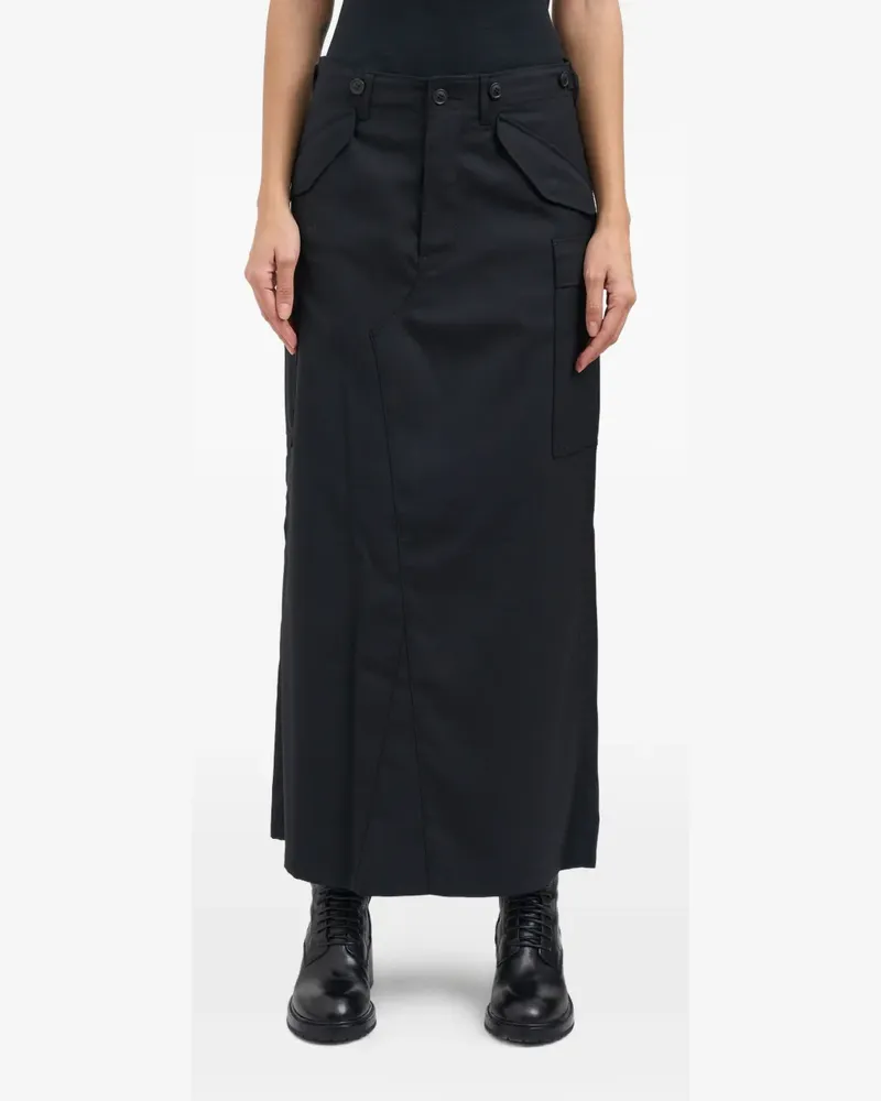 Junya Watanabe cargo skirt - Schwarz Schwarz