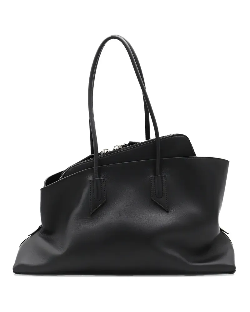 ATTICO Mittelgroße La Passeggiata Schultertasche - Schwarz Schwarz