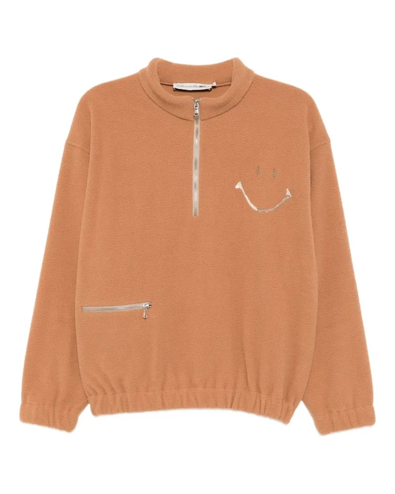 Joshua Sanders Sweatshirt mit Reißverschluss - Braun Braun