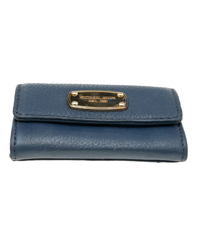 Michael Kors flap-style leather wallet - Blau Blau