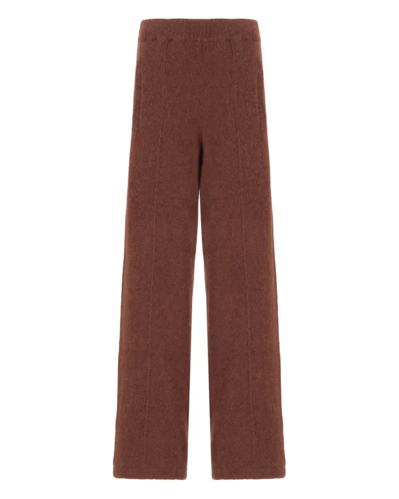 Laneus Weite Strickhose - Braun Braun