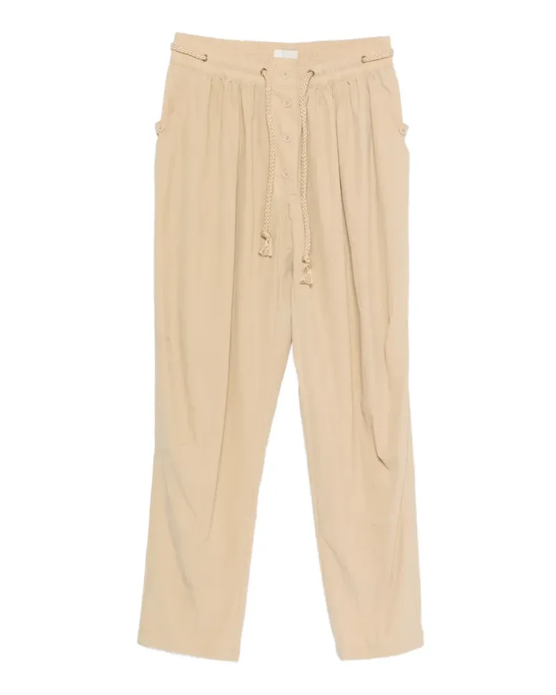 Isabel Marant Falcona Hose mit geradem Bein - Nude Nude