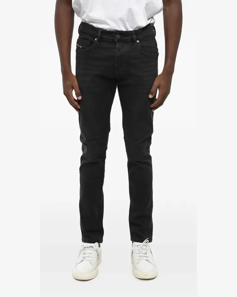 Diesel Tepphar Skinny-Jeans - Schwarz Schwarz