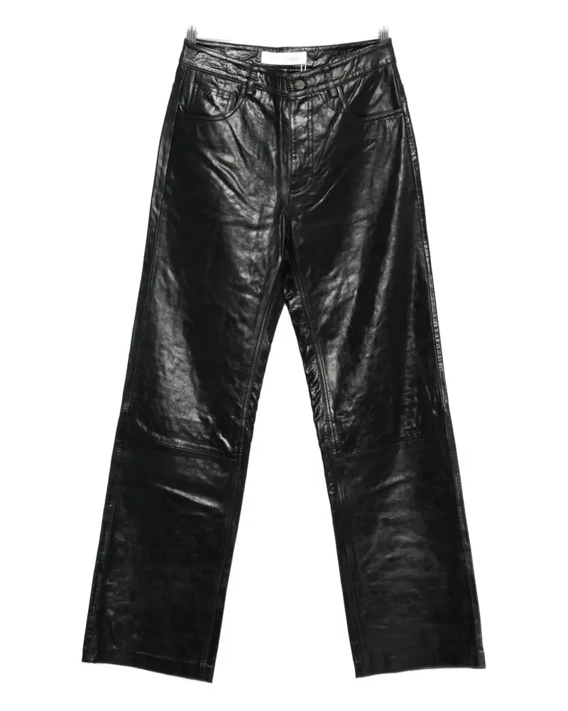 Won Hundred Genoa Lederhose - Schwarz Schwarz