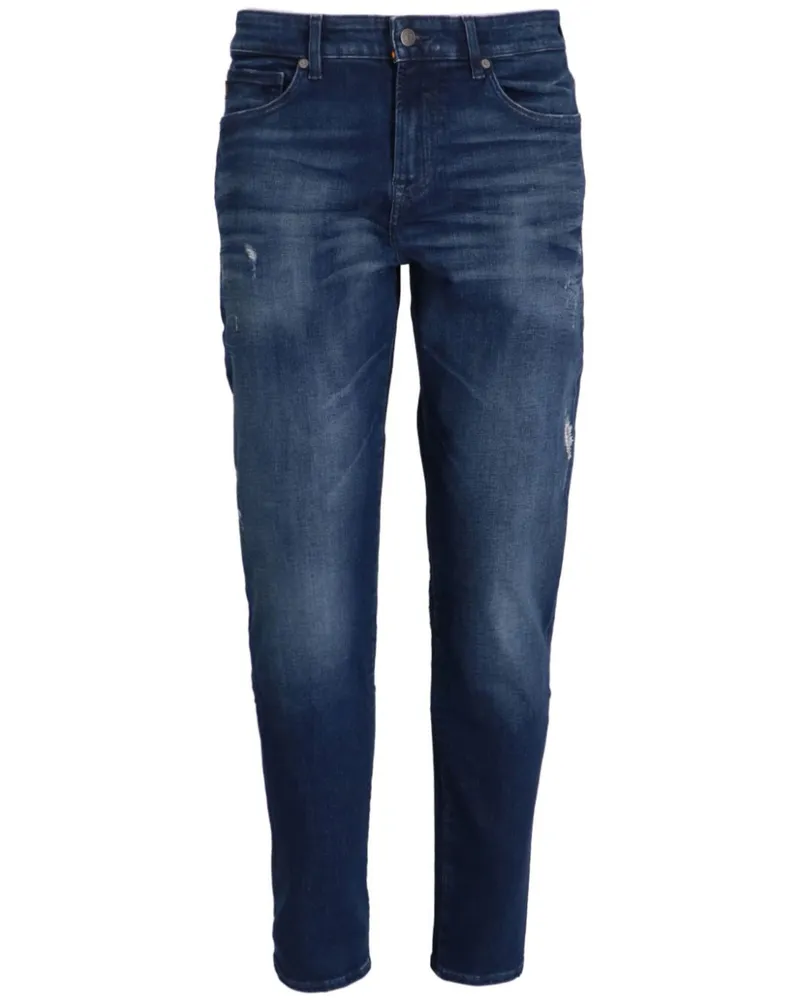 HUGO BOSS Onyx Bo Tapered-Jeans - Blau Blau