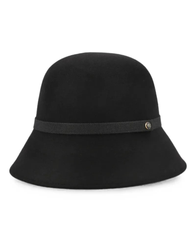 Valentino Garavani VLogo Signature Cloche-Hut - Schwarz Schwarz
