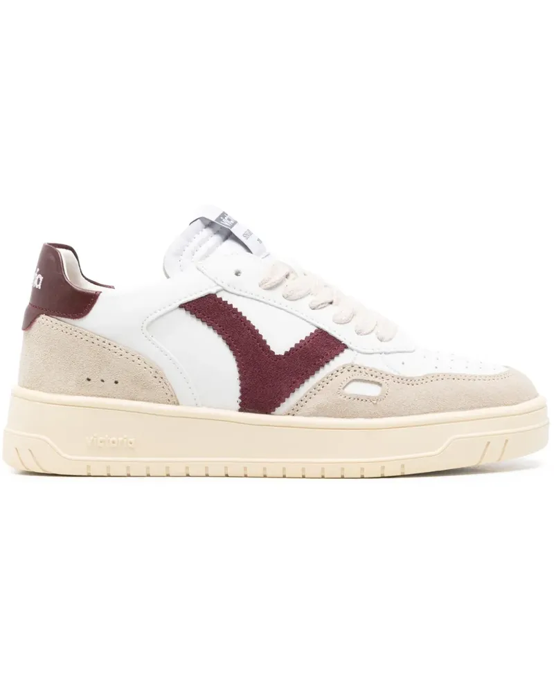 Victoria Sneakers mit V-Motiv - Weiß Weiß