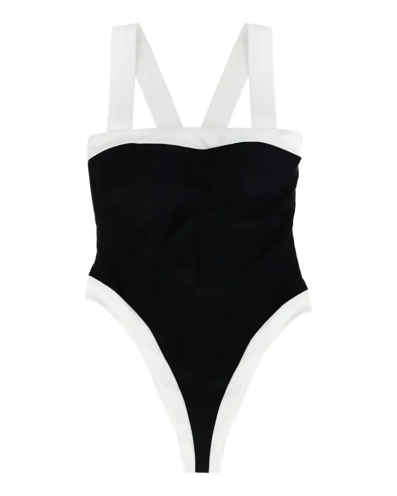 GOLDBERGH Hemera contrast-panel swimsuit - Schwarz Schwarz