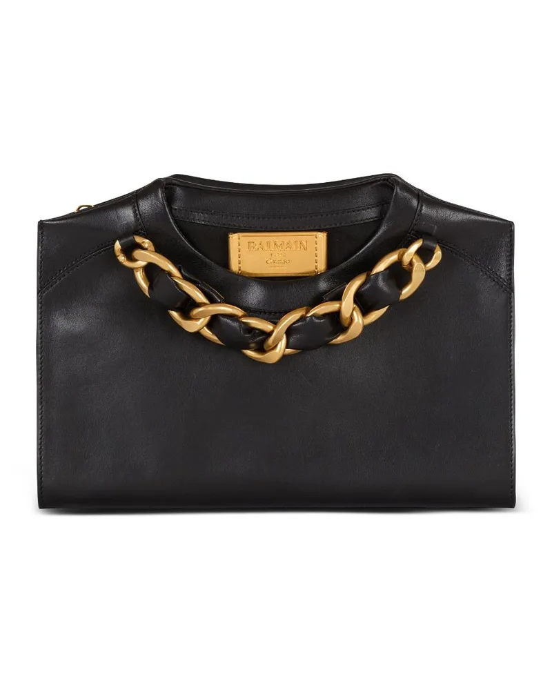 Balmain Klassische Clutch - Schwarz Schwarz