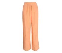 Gestreifte Hose - Orange