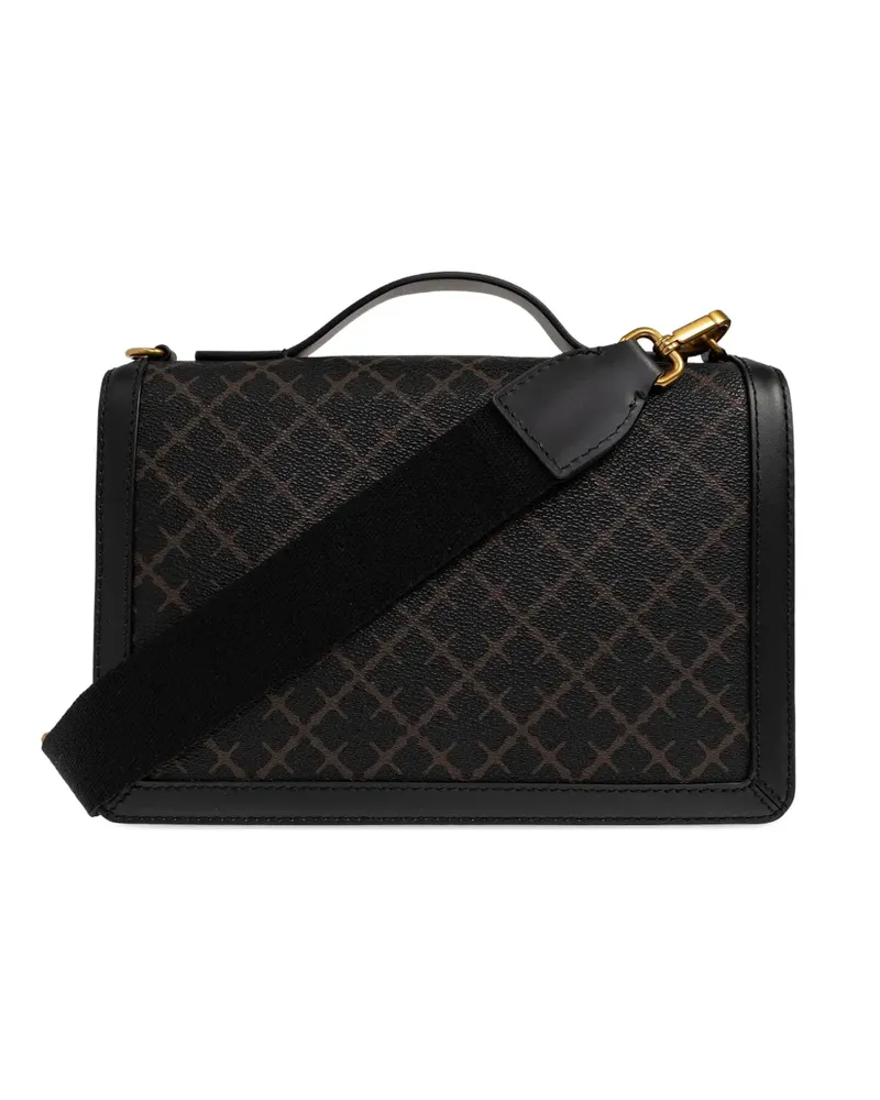 By Malene Birger Loennas patterned shoulder bag - Braun Braun