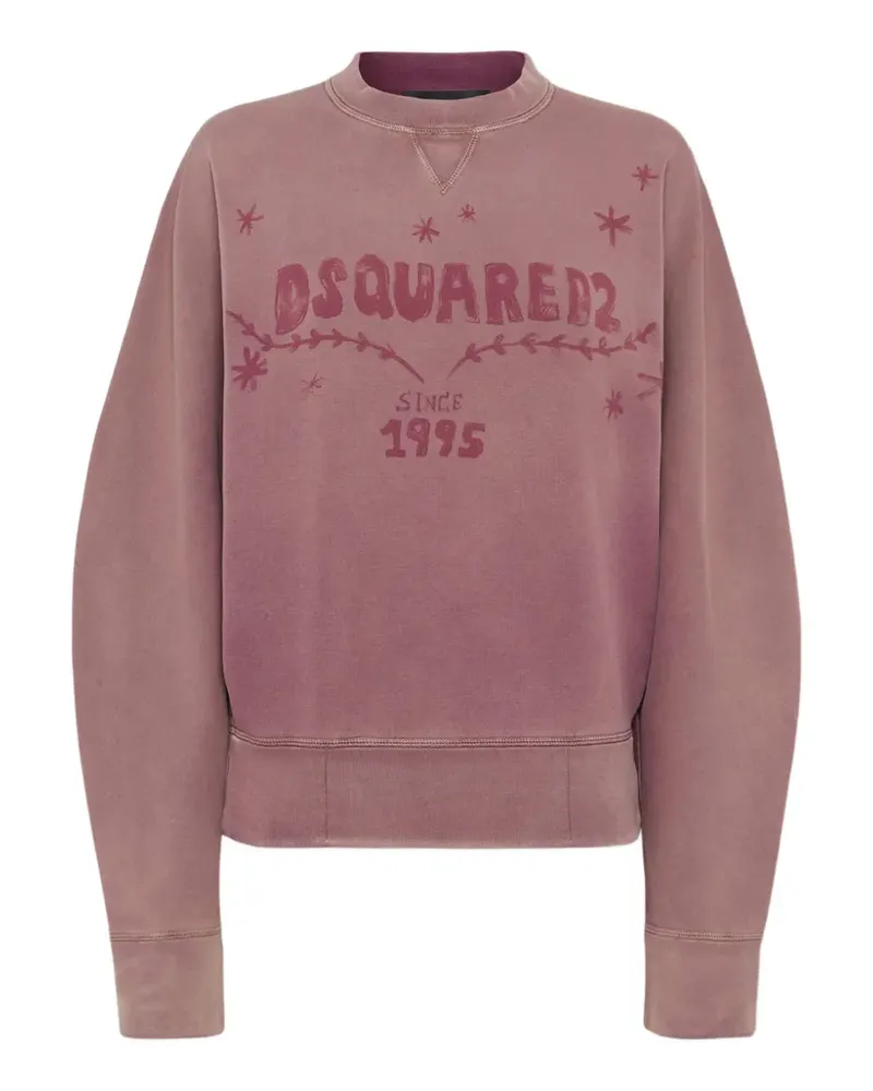 Dsquared2 Besticktes Sweatshirt - Rosa Rosa