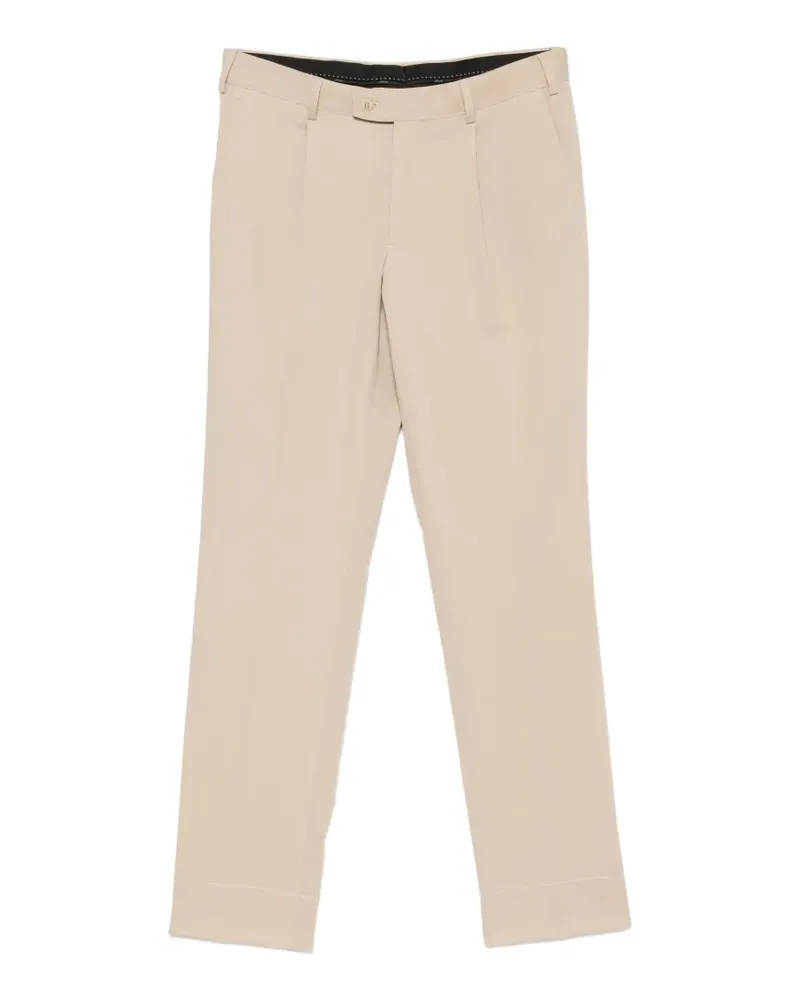 Brioni Klassische Hose mit Bügelfalten - Nude Nude