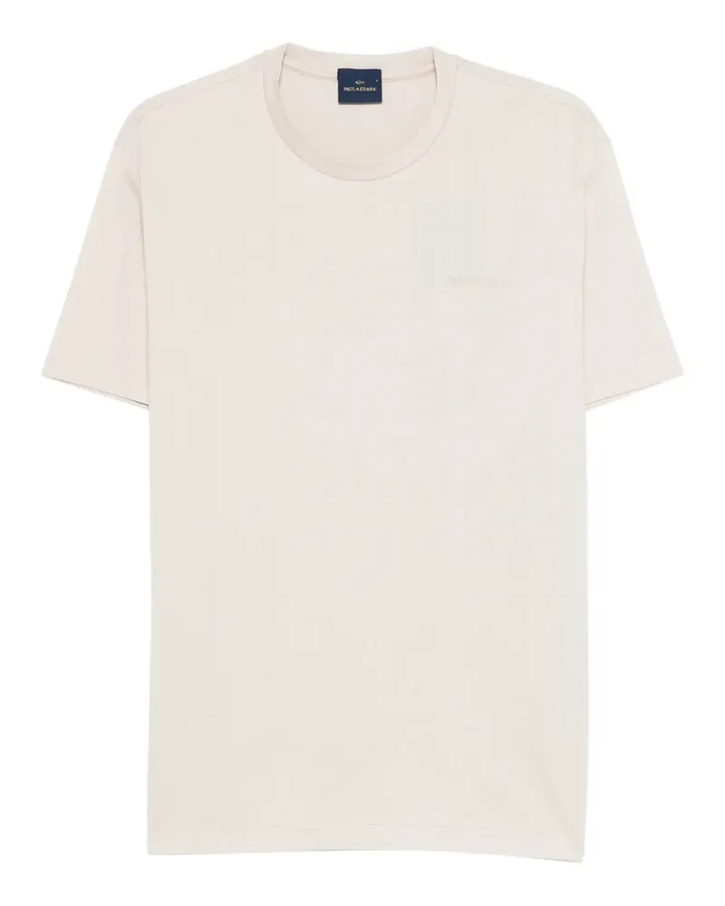 Paul & Shark logo-detail T-shirt - Nude Nude