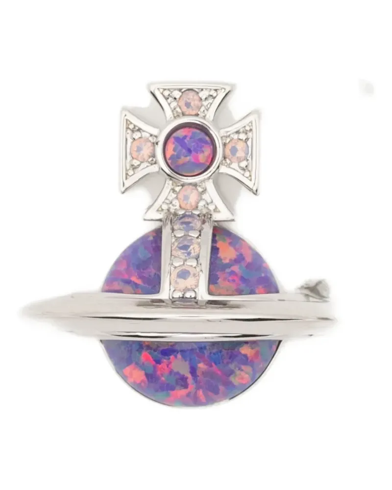 Vivienne Westwood Franca Orb stud earrings - Silber Silber