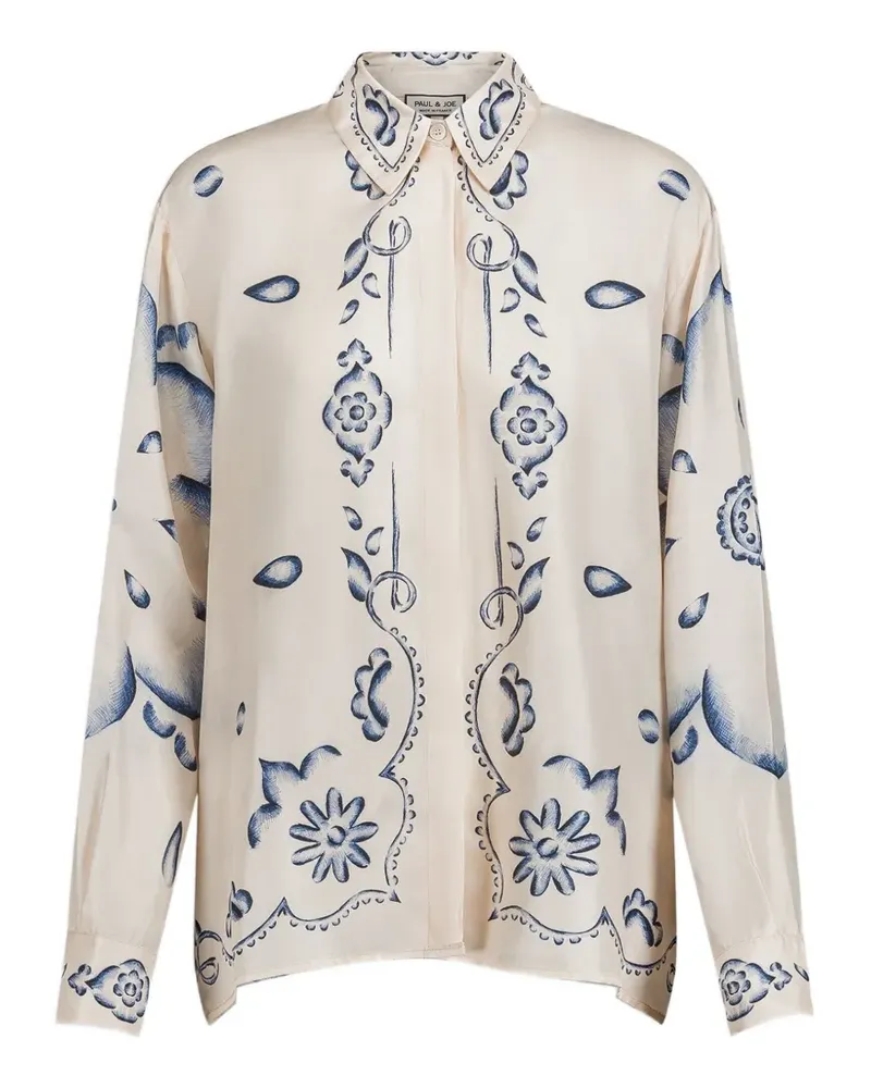 Paul & Joe Galilee floral-print shirt - Nude Nude