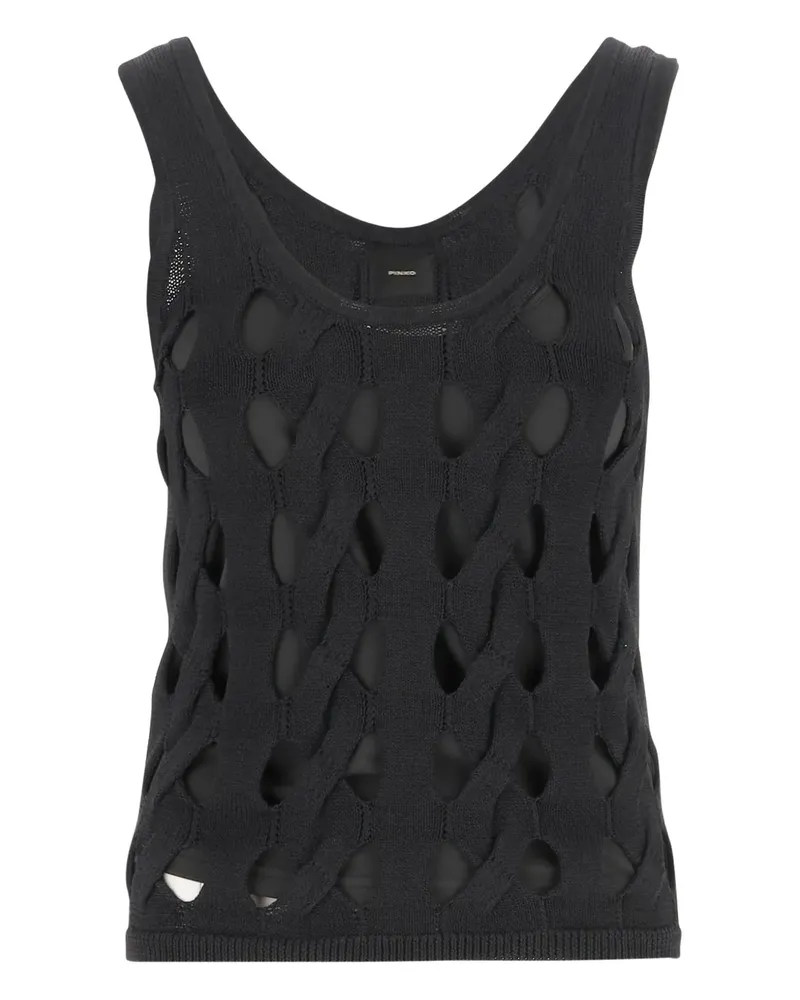 Pinko Locker gestricktes Tanktop - Schwarz Schwarz