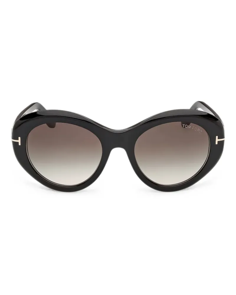 Tom Ford Elodie Sonnenbrille - Schwarz Schwarz