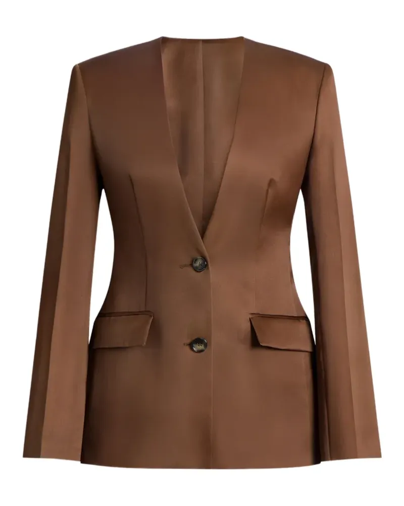 Alberta Ferretti Jacke mit Knöpfen - Braun Braun