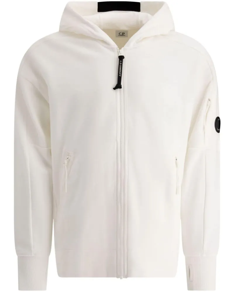 C.P. Company Diagonal Raised Hoodie - Weiß Weiß