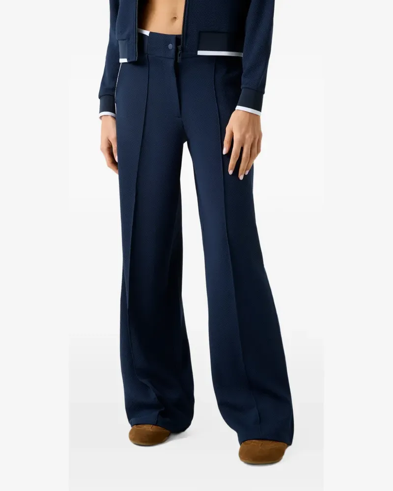 Guess Sarah Piqué-Hose - Blau Blau
