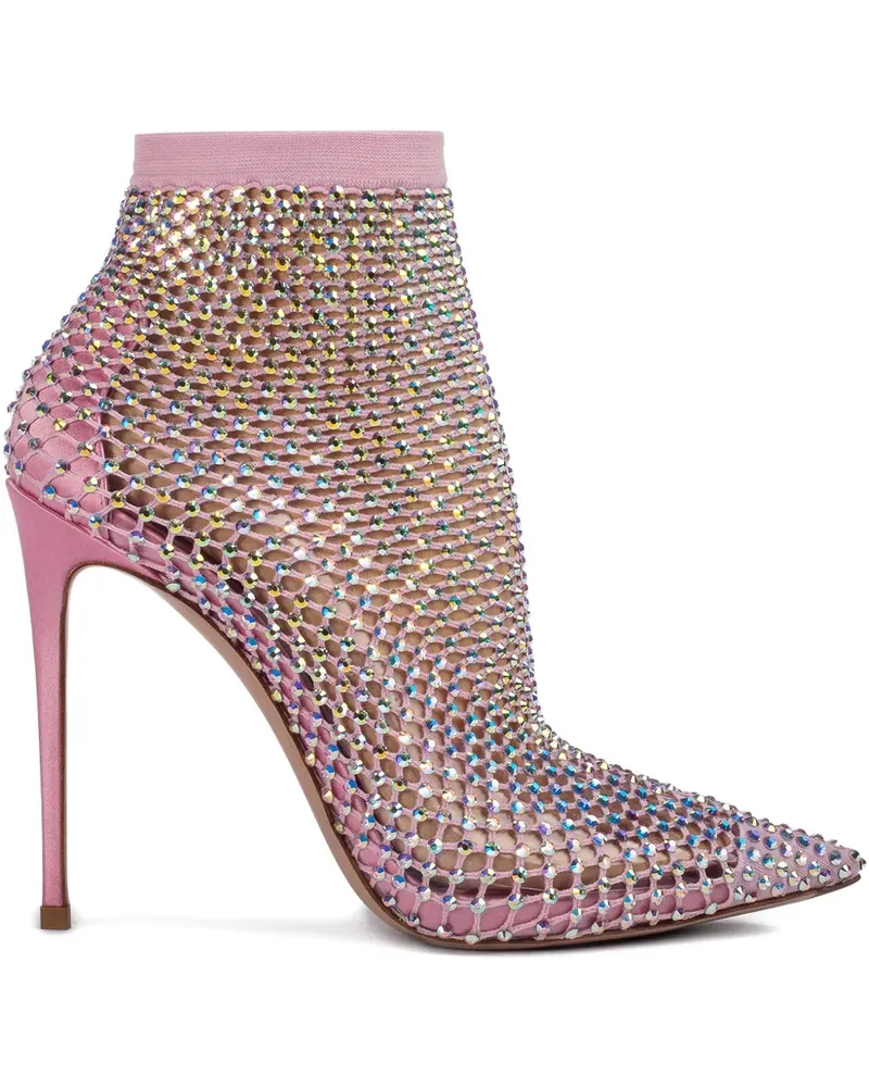 Le Silla Gilda Stiefeletten 100mm - Rosa Rosa