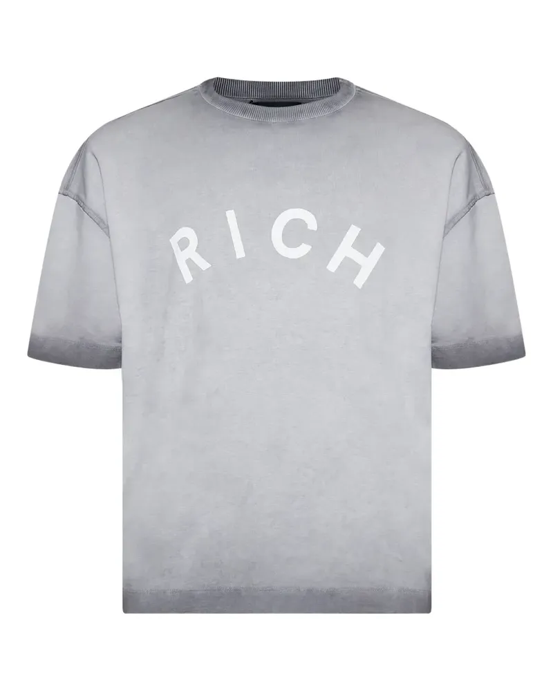 John Richmond T-Shirt mit rundem Ausschnitt - Grau Grau