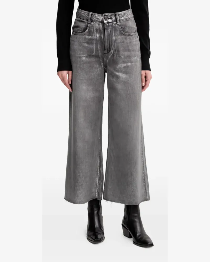 Benetton Laminierte Jeans - Grau Grau