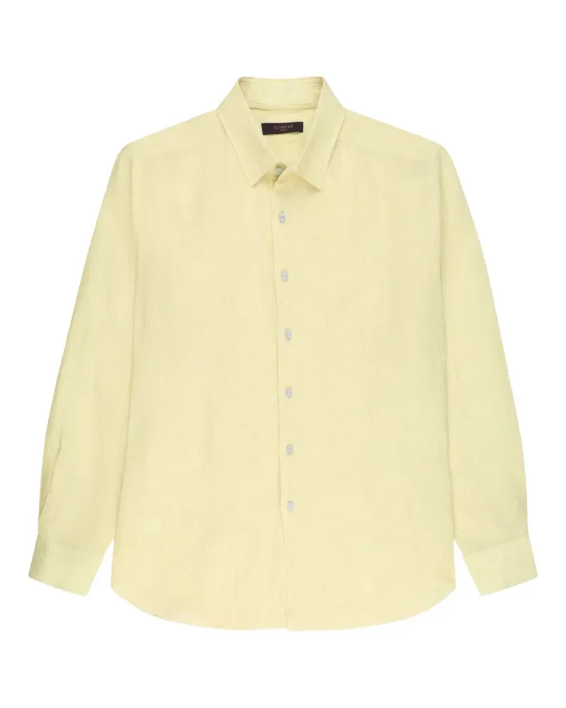 Glanshirt Gestreiftes Hemd - Gelb Gelb