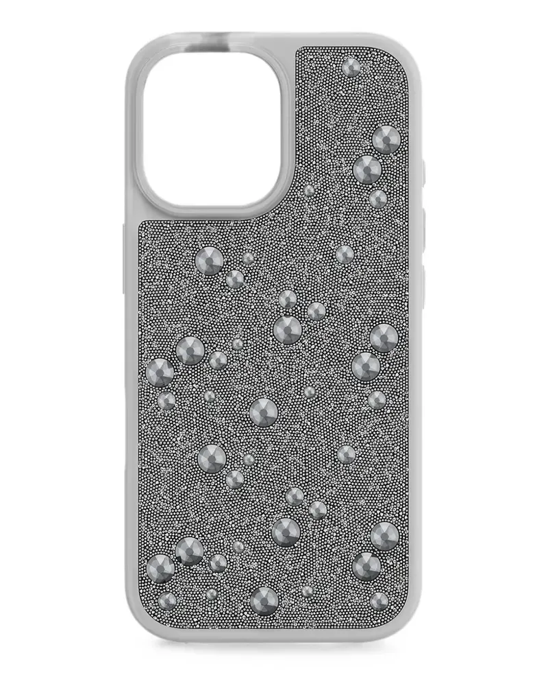 Swarovski iPhone® 17 crystal-embellished phone case - Silber Silber