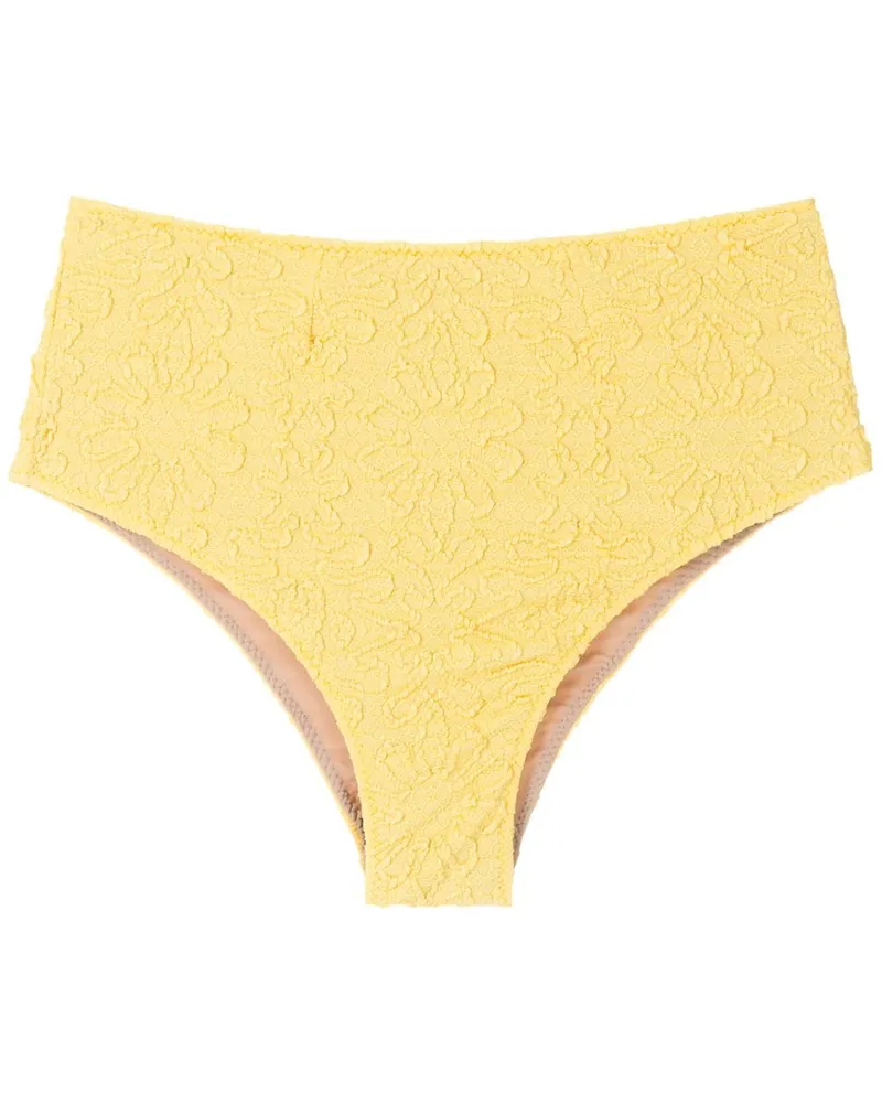 Clube Bossa Klassisches Jacquard-Bikinihöschen - Gelb Gelb