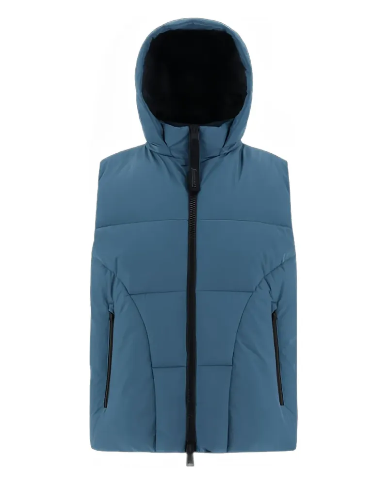 Herno Weste mit Kapuze - Blau Blau