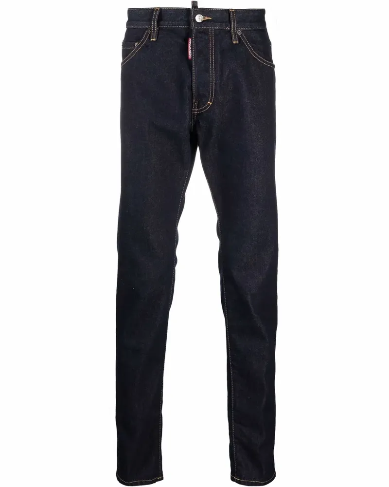 Dsquared2 Dunkle Slim-Fit-Jeans - Blau Blau
