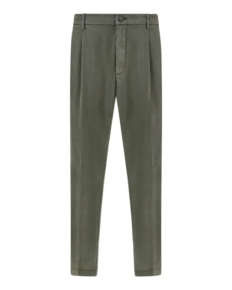 Paul & Shark Stückgefärbte X-Soft Chino - Grün Grün