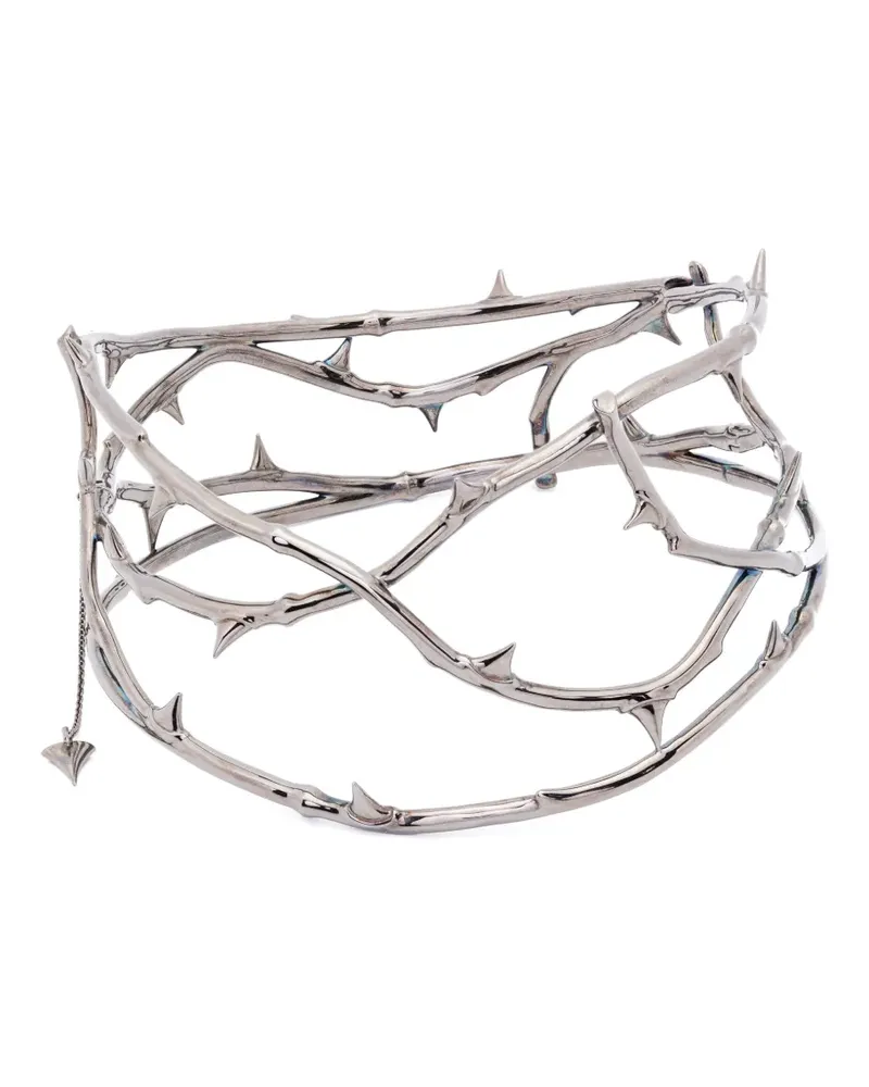 Shaun Leane Rose Thorn choker - Silber Silber
