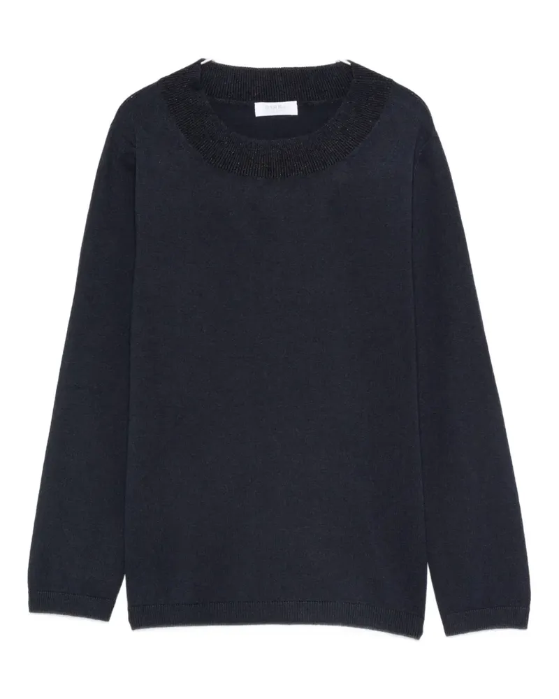BARBA crew-neck sweater - Blau Blau