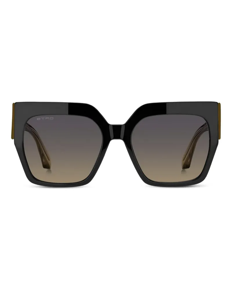 Etro Sonnenbrille mit geometrischem Gestell - Nude Nude