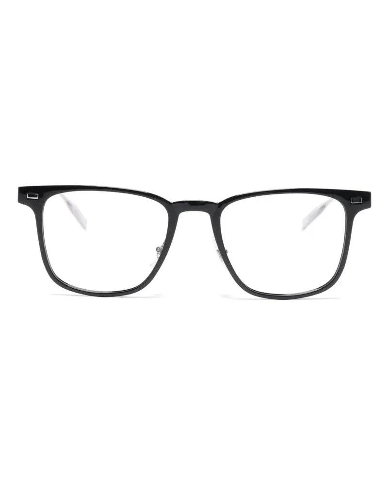 Montblanc Brille mit eckigem Gestell - Schwarz Schwarz
