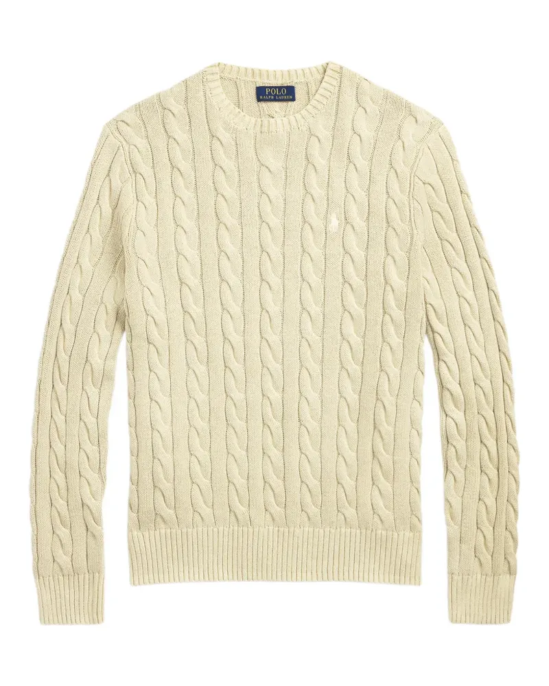 Ralph Lauren Pullover mit Zopfmuster - Nude Nude