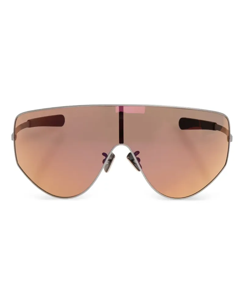 Moncler shield frame sunglasses - Silber Silber