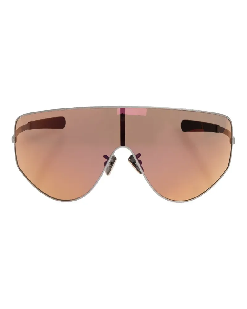 Moncler shield frame sunglasses - Silber Silber