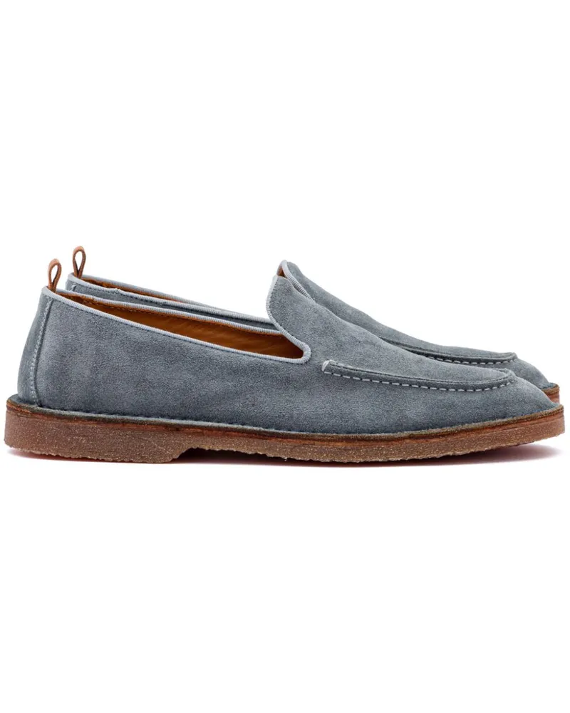 Buttero Loafer aus Wildleder - Blau Blau